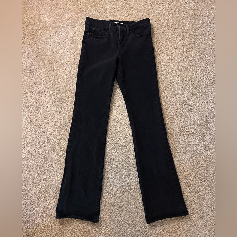 Vintage Levi’s Big E Black Denim Jeans Size 27
